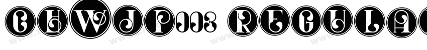 CHWJP003 Regular字体转换